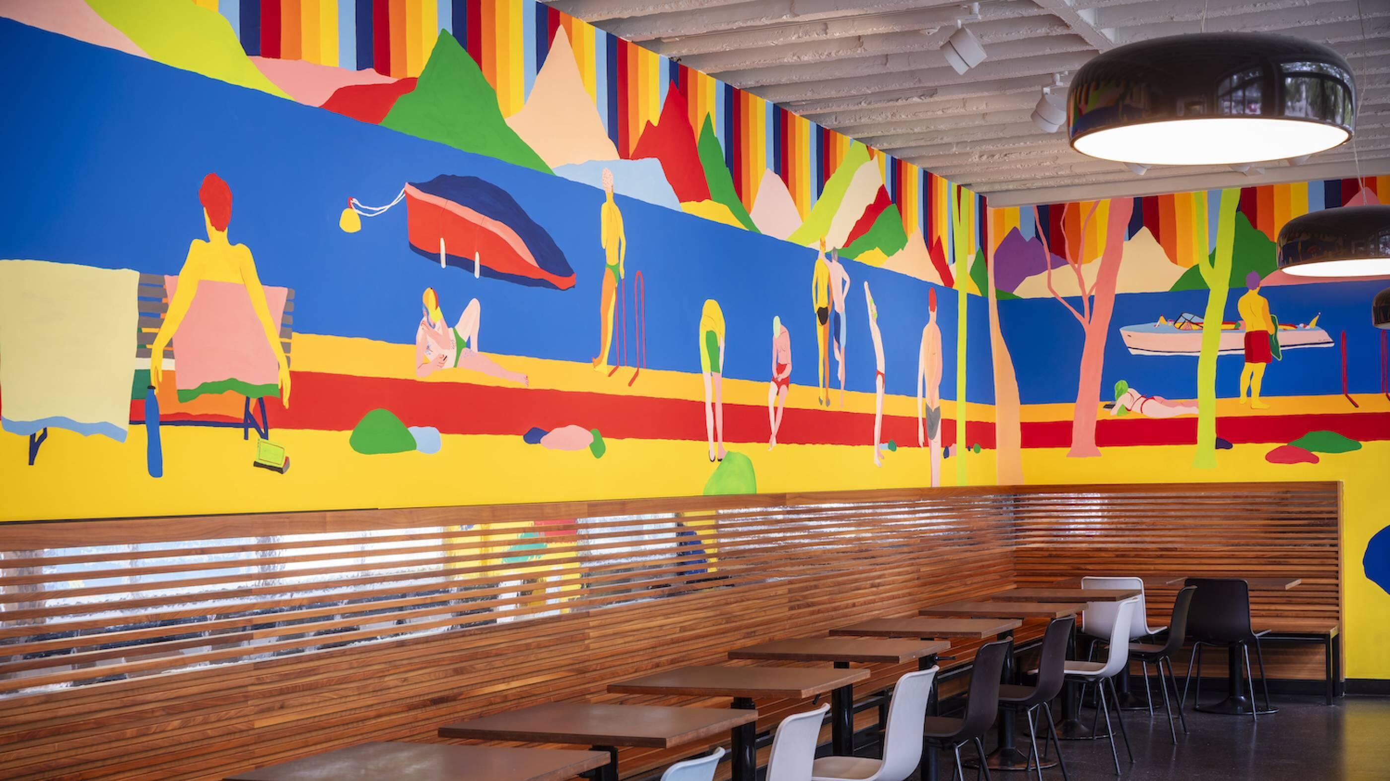 Work in Progress, Ausstellung, Kunstausstellung, Düsseldorf, Kunsthalle Düsseldorf, Navot Miller, Wandmalerie, Berlin Foundation, David von Becker