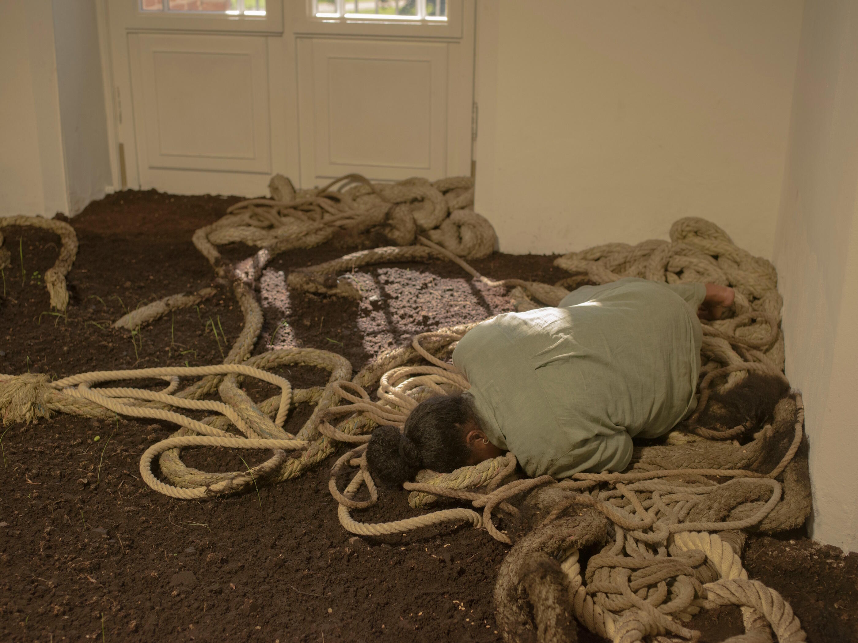 Marina Abramović, MAI, Ausstellung, Performancekunst, Performance, Bedburg-Hau, Museum Schloss Moyland, Rubiane Maya, Coming from the Plants, Kirsten Becken, VG Bild-Kunst