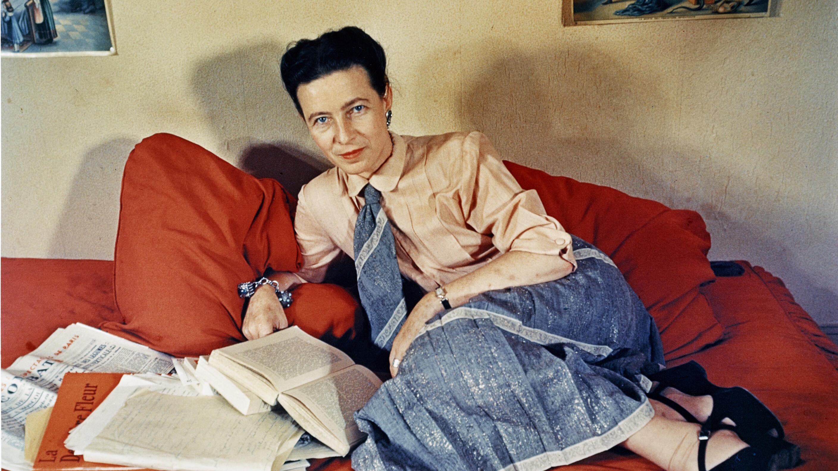 Fluchtpunkt Paris, Ausstellung, Kunstausstellung, Bonn, LVR-Landesmuseum Bonn, Gisèle Freund, Simone de Beauvoir, Imec, Fonds MCC