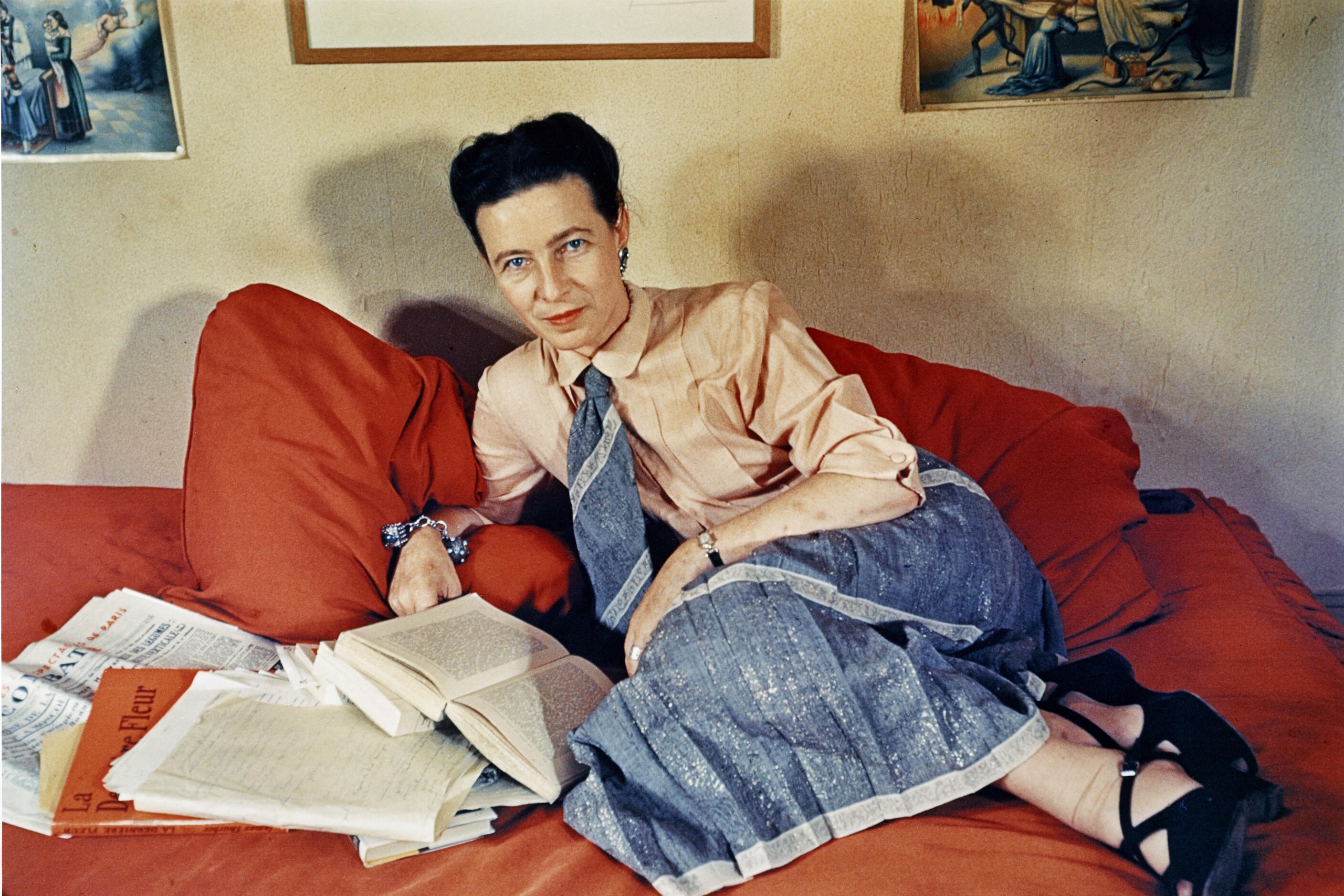 Fluchtpunkt Paris, Ausstellung, Kunstausstellung, Bonn, LVR-Landesmuseum Bonn, Gisèle Freund, Simone de Beauvoir, Imec, Fonds MCC