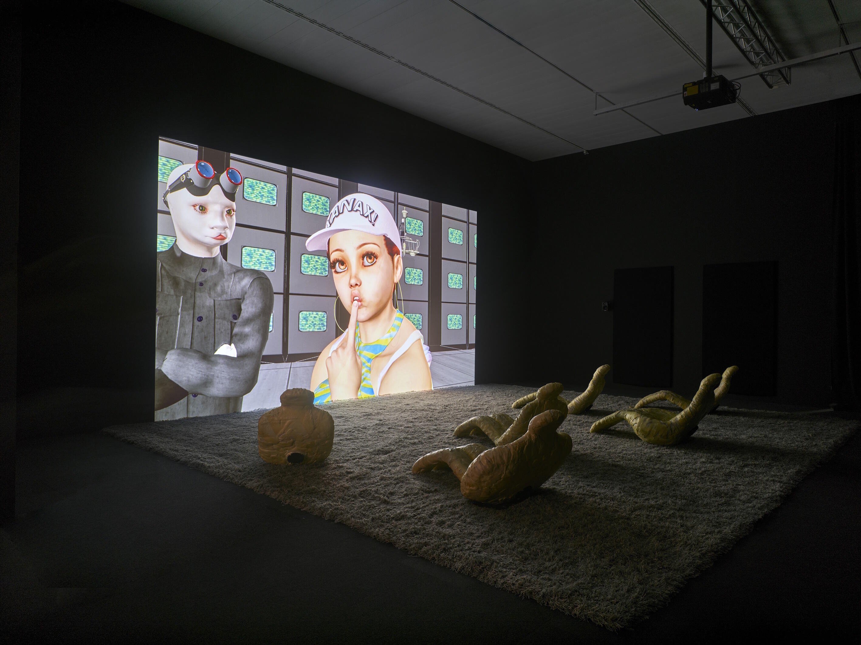 Jon Rafman, Main Stream Media, Ausstellung, Kunstausstellung, Düsseldorf, Kunstsammlung NRW – K 21, Installationsansicht, Achim Kukulies