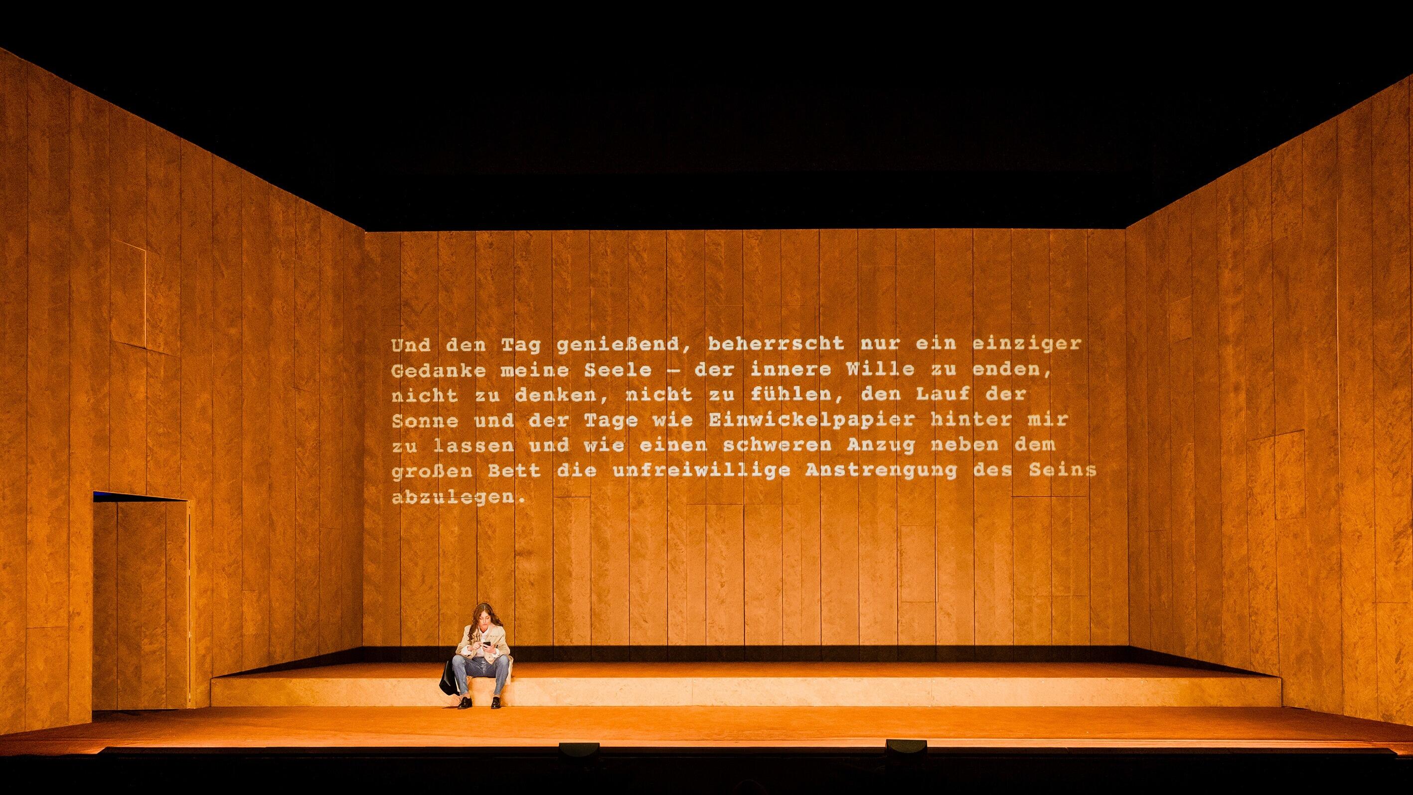 Das Buch der Unruhe, Theater, Düsseldorf, Dhaus, Luise Voigt, Thomas Rabsch, Cathleen Baumann
