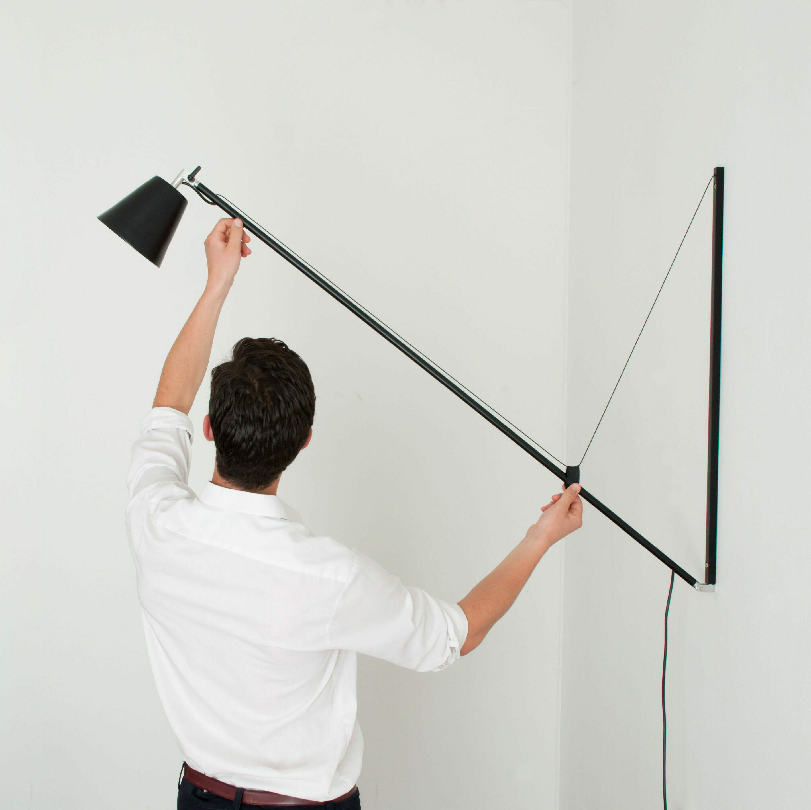 hallo work 45 kilo wandlampe wandleuchte aluminium design inneneinrichtung einrichtungsidee