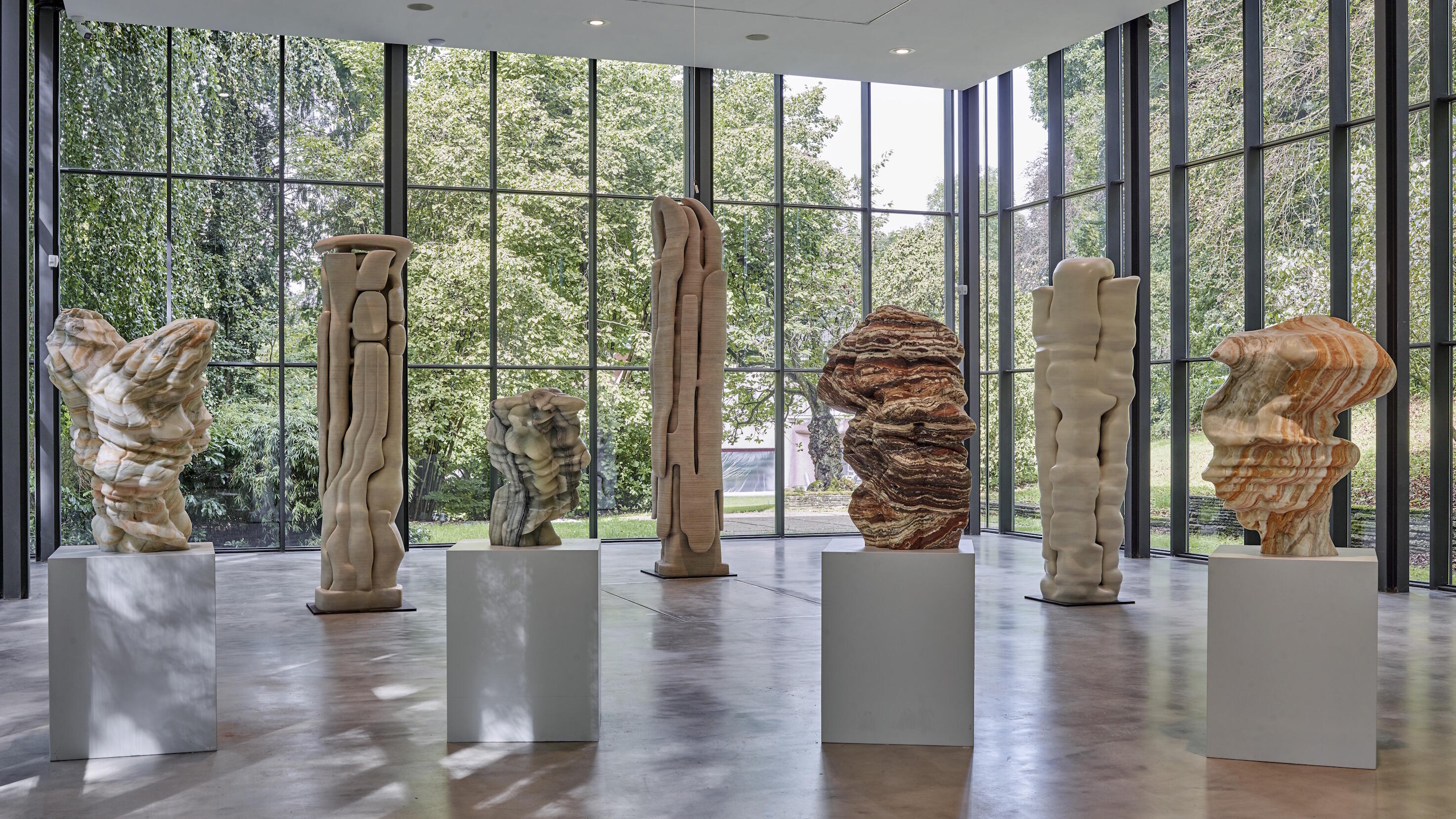 Tony Cragg, New Works, Ausstellung, Kunstausstellung, Ausstellungsansicht, Skulpturenpark Waldfrieden, VG Bild-Kunst, Michael Richter