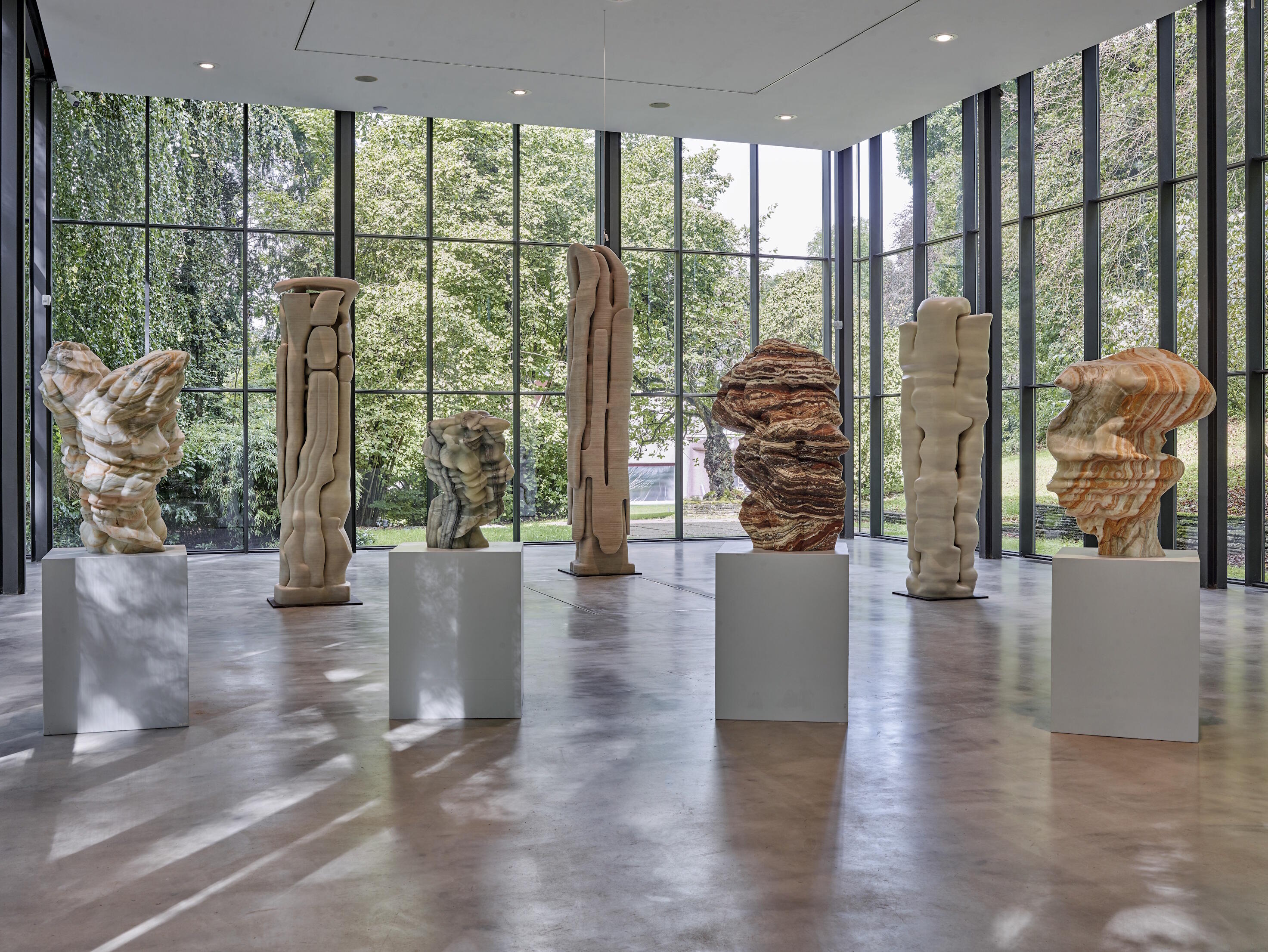 Tony Cragg, New Works, Ausstellung, Kunstausstellung, Ausstellungsansicht, Skulpturenpark Waldfrieden, VG Bild-Kunst, Michael Richter