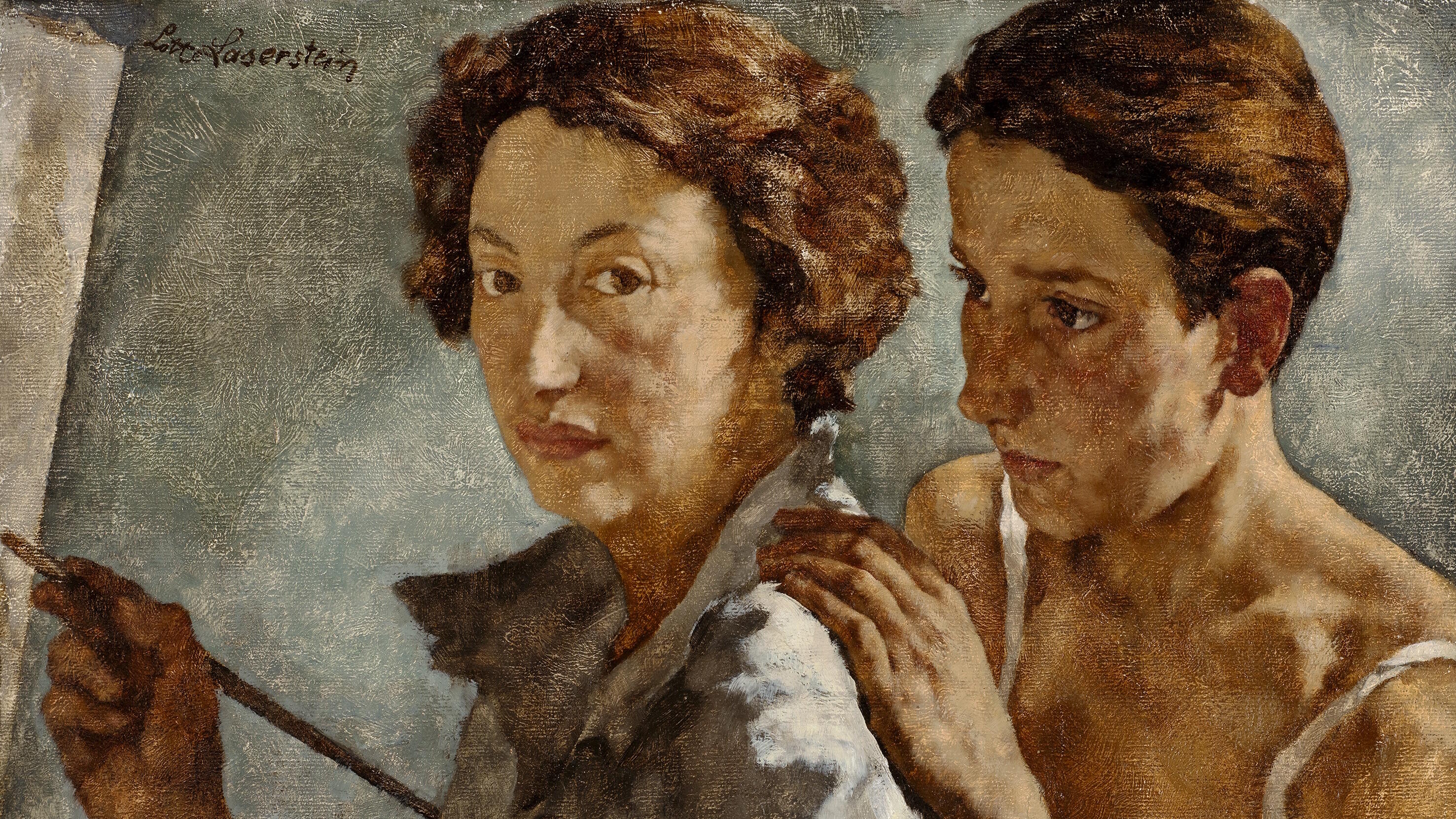 Queere Moderne. 1900 bis 1950, Ausstellung, Kunstausstellung, Düsseldorf, Kunstsammlung NRW, K20, Lotte Laserstein, Ich und mein Modell, Agnews, London, VG Bild-Kunst