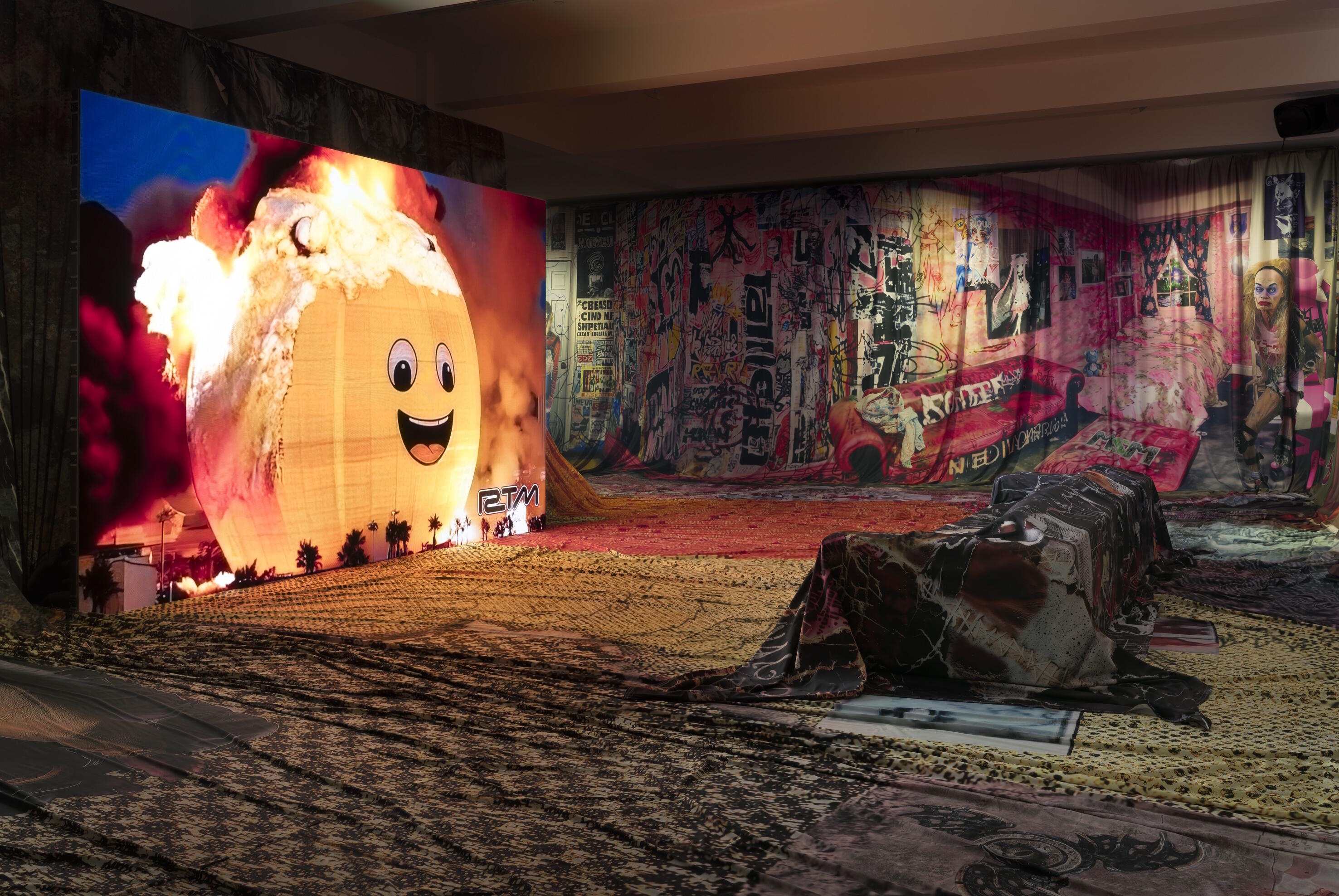 Jon Rafman, Main Stream Media, Ausstellung, Kunstausstellung, Düsseldorf, Kunstsammlung NRW – K 21, Installationsansicht, Proof of Concept, Sprüth Magers
