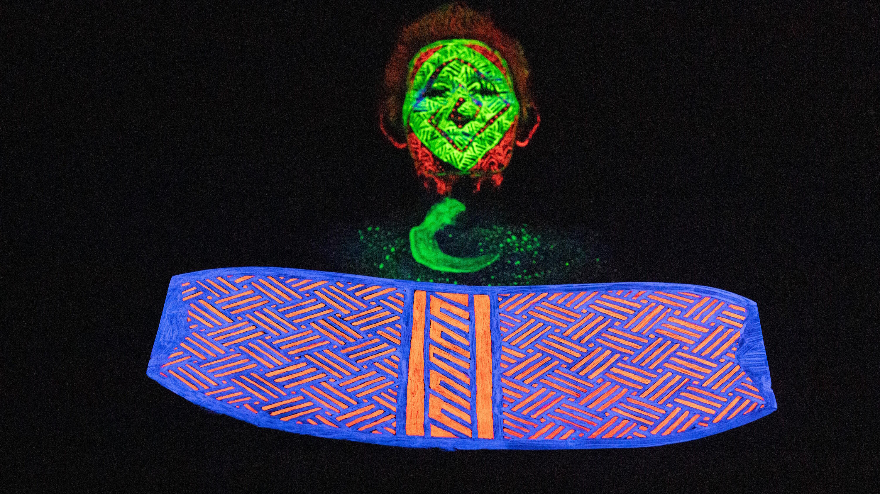 Amazônia, Ausstellung, Kunstausstellung, Bonn, Bundeskunsthalle, Paulo Desana, Die Geister der Verwandlung, Pamürɨmasa 4