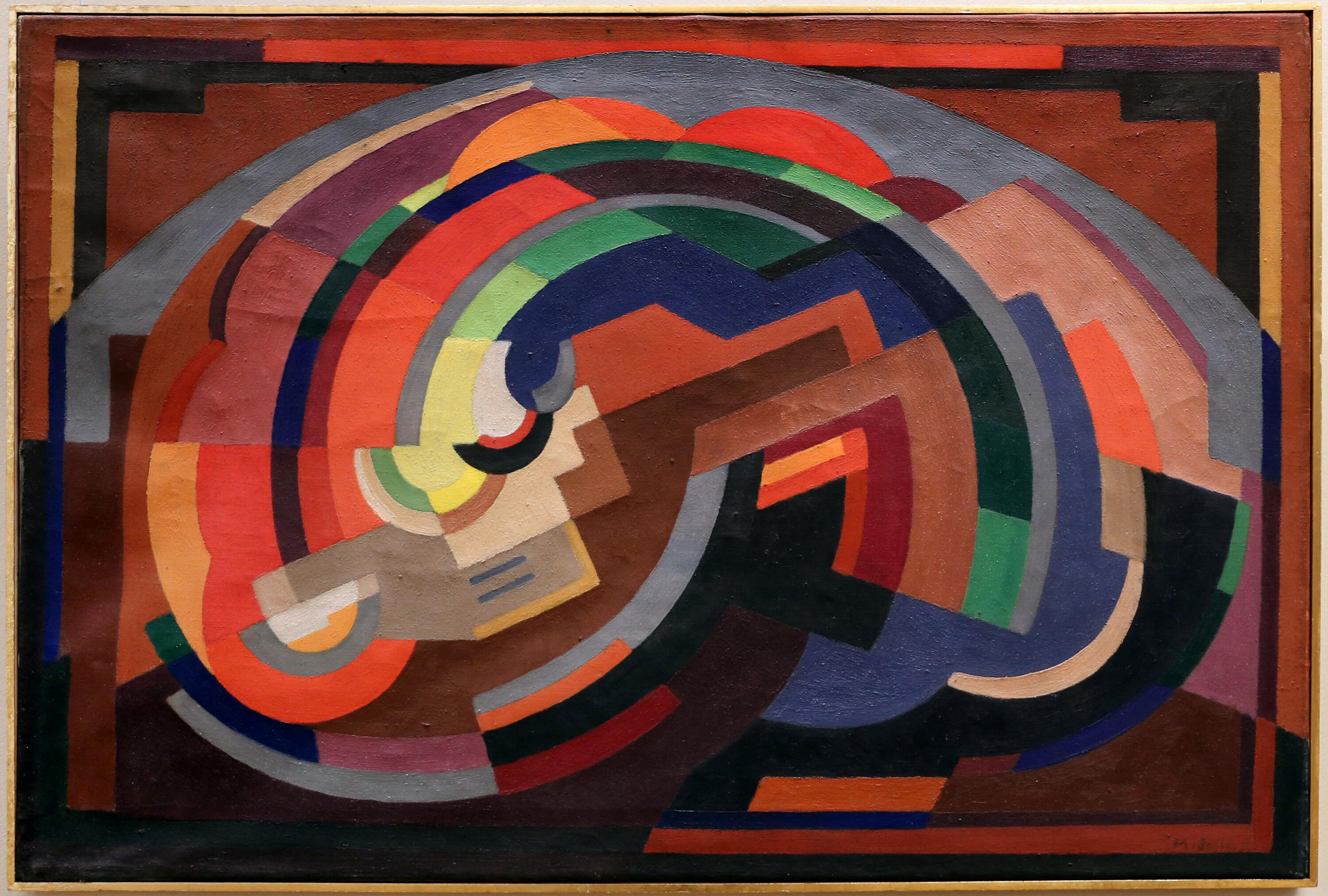 Netzwerk Paris Abstraction-Création 1931–1937, Ausstellung, Kunstausstellung, Remagen, arp Museum, Bahnhof Rolandseck, Mainie Jellett, A Composition, National Gallery of Ireland Collection