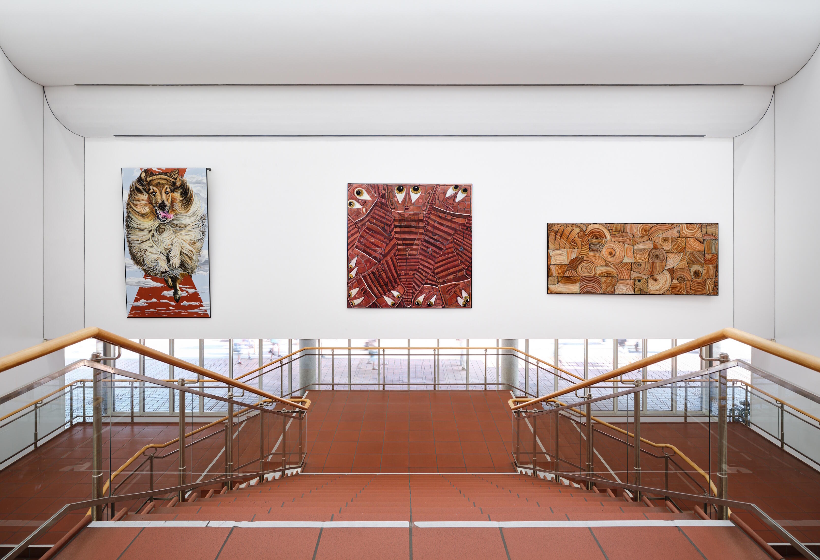 Schultze Projects #5, Jana Euler, Ausstellung, Kunstausstellung, Köln, Museum Ludwig, Installationsansicht, Triptych – Image Viewer Connections, Historisches Archiv der Stadt Köln, Rheinisches Bildarchiv, Marc Weber