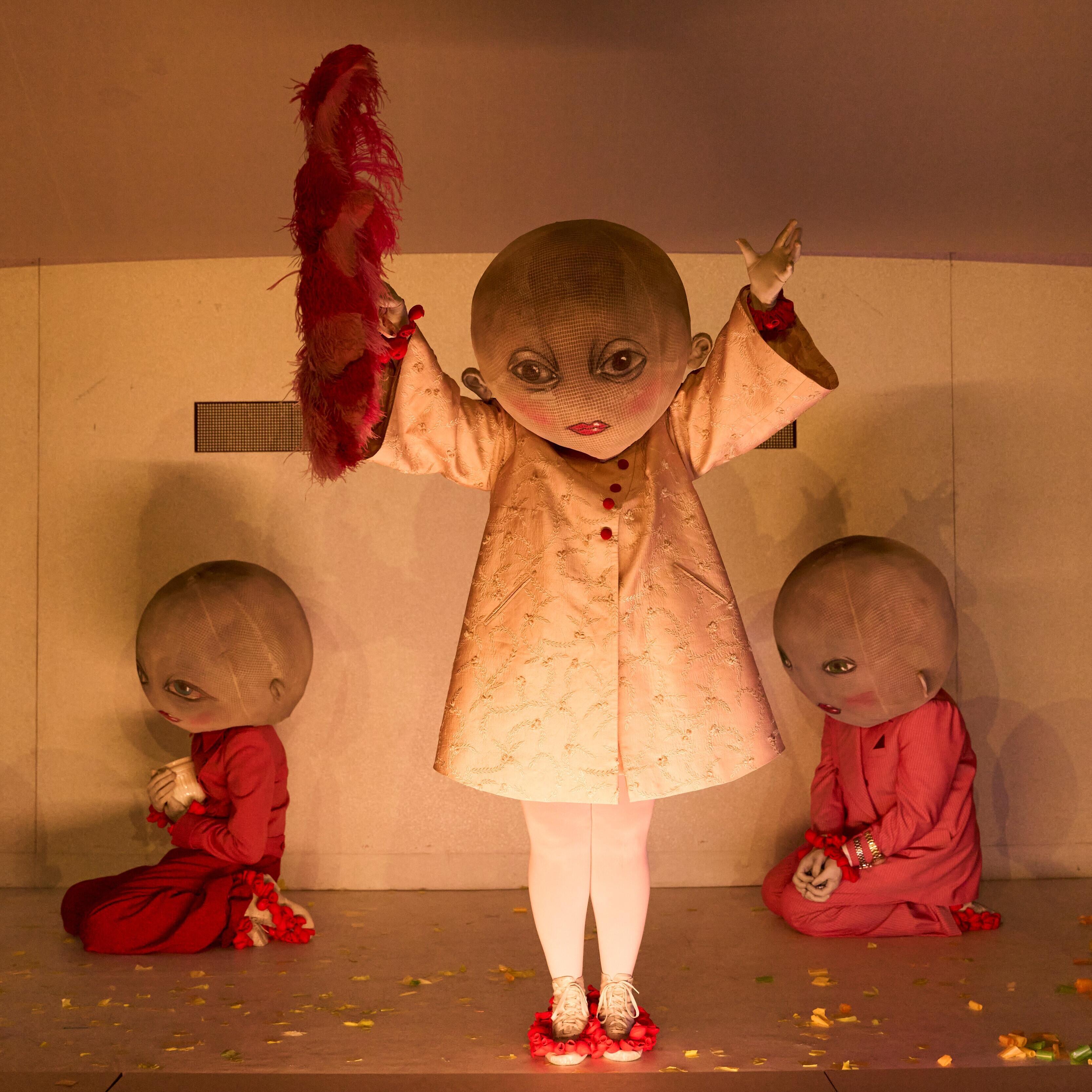 Maus, Geld, Gespenster, Theater, Essen, Grillo-Theater, Schauspiel Essen, Ruhrfestspiele, Sunan Gu, Ruth Mensah, Volksbühnenpreis für Theaterliteratur, Mansur Ajang, Christopher Heisler, Maddy Forst, Nils Heck
