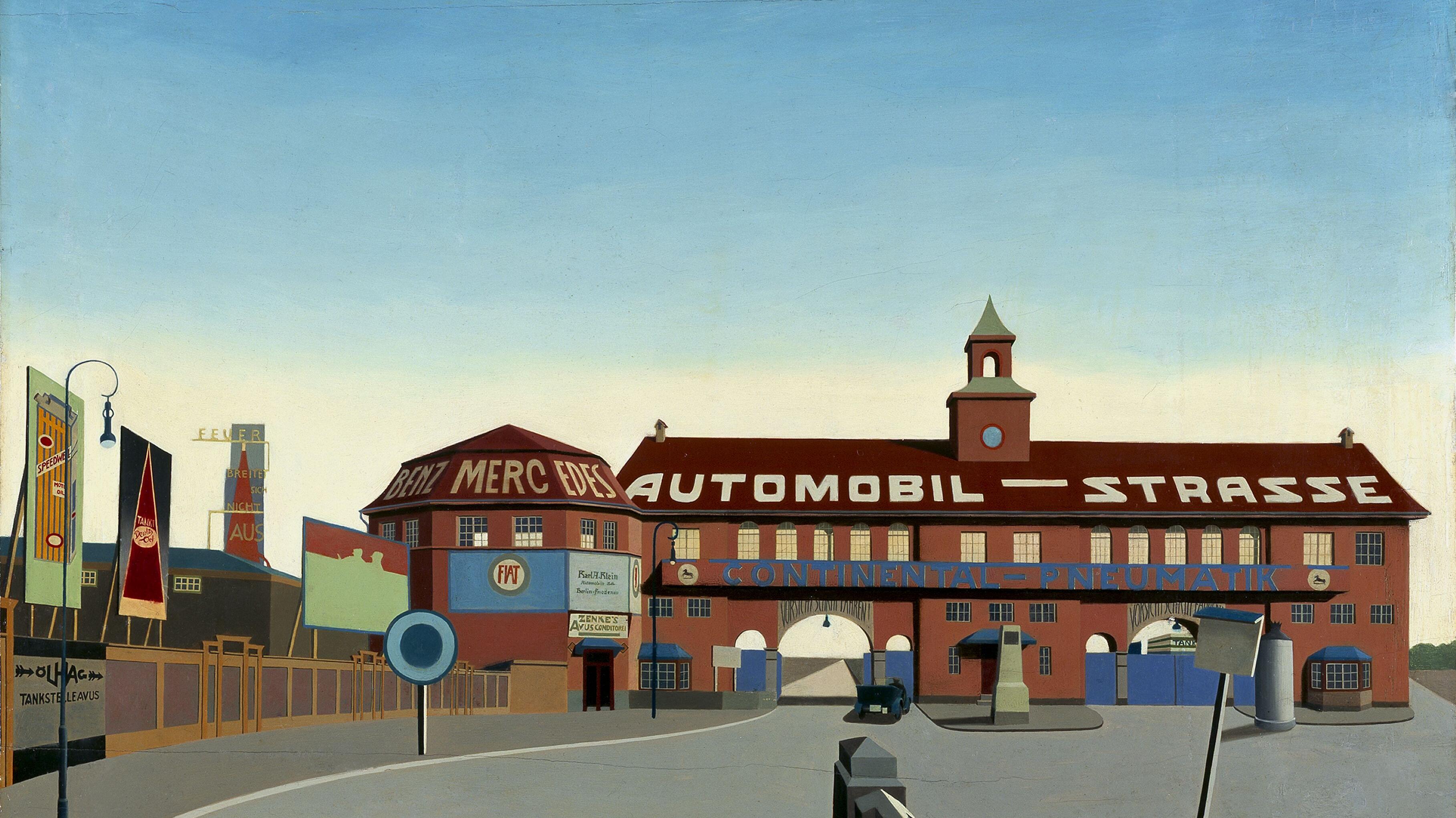 Carl Grossberg, Sachlich magisch visionär, Ausstellung, Kunstausstellung, Wuppertal, Von der Heydt Museum, Avus