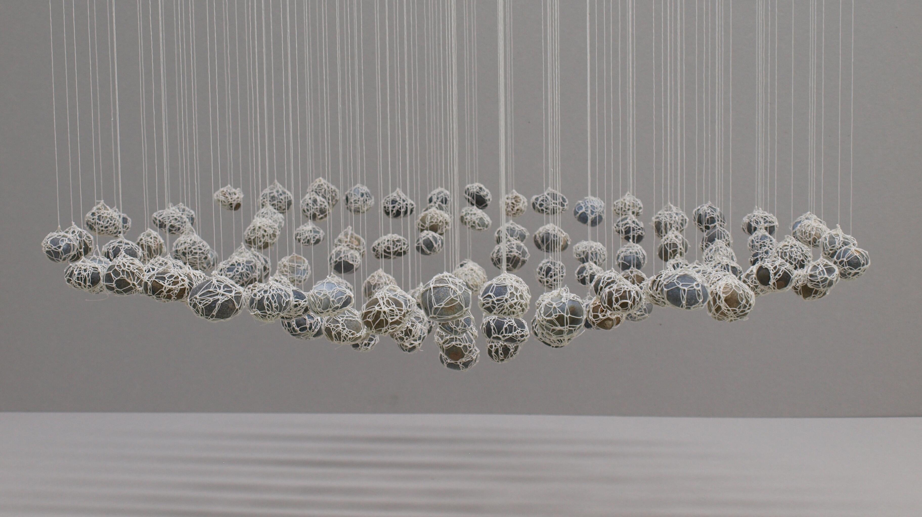 Veronika Moos, nicht mehr und dann, Ausstellung, Kunstausstellung, Bergisch Gladbach, Villa Zanders, Das Meer ruht im Stein