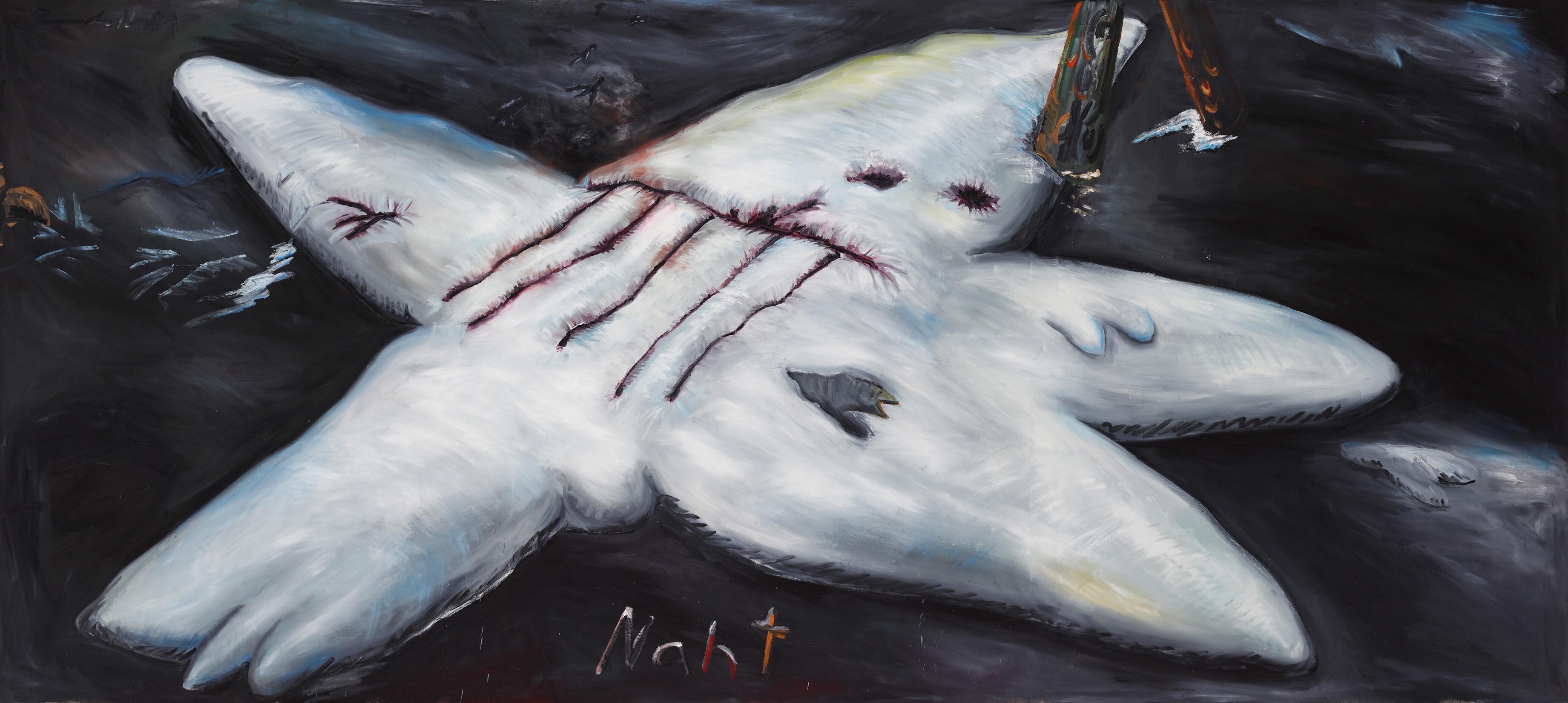 Jörg Immendorf, Ausstellung, Kunstausstellung, Düsseldorf, Kunstpalast, Naht, LVR-ZMB, Stefan Arendt, Nachlass Jörg Immendorff
