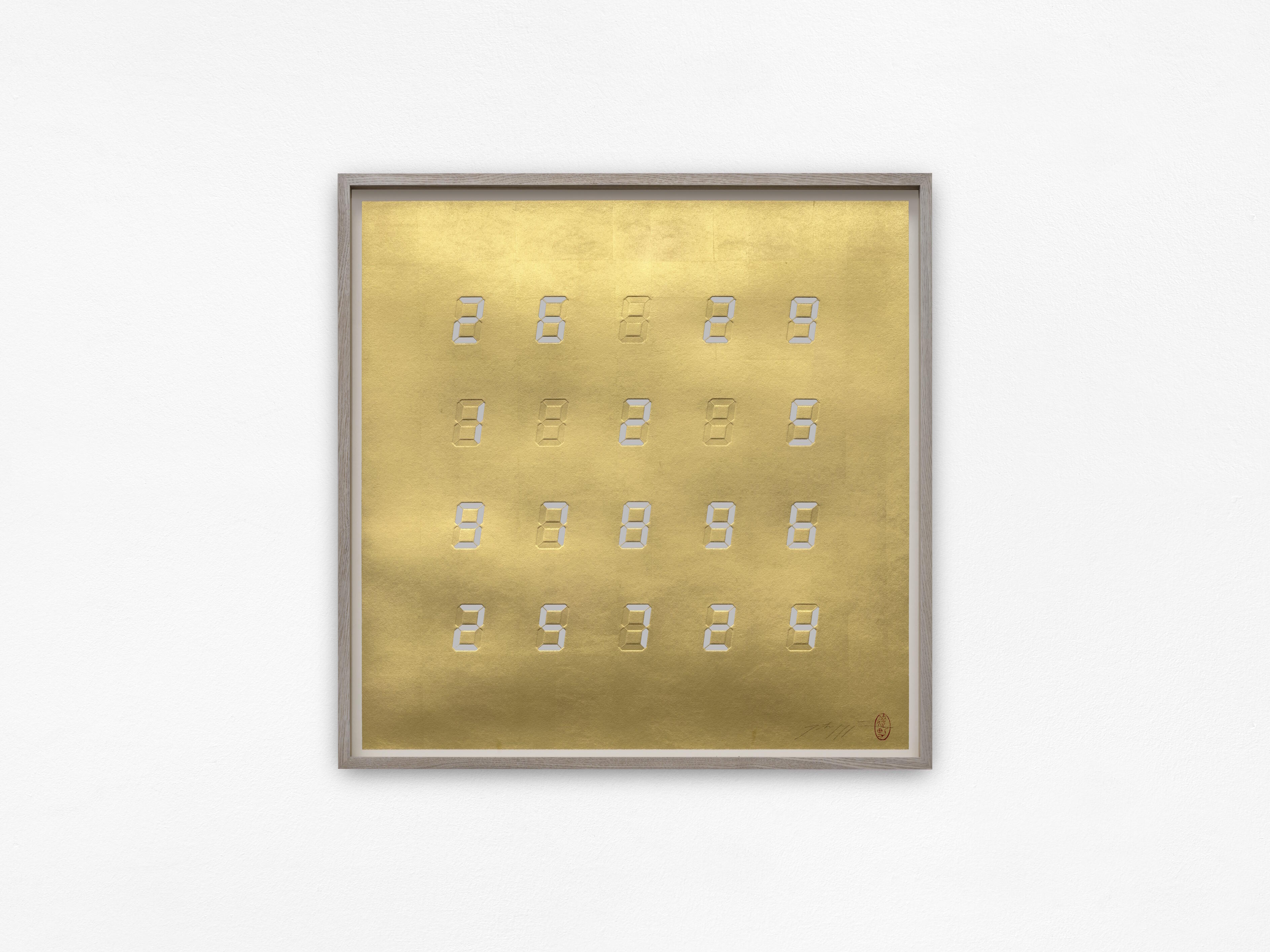 Alles Licht, Ausstellung, Kunstausstellung, Bielefeld, Kunsthalle Bielefeld, Tatsuo Miyajima, Life Face on Gold, Uwe Walter, Buchmann Galerie