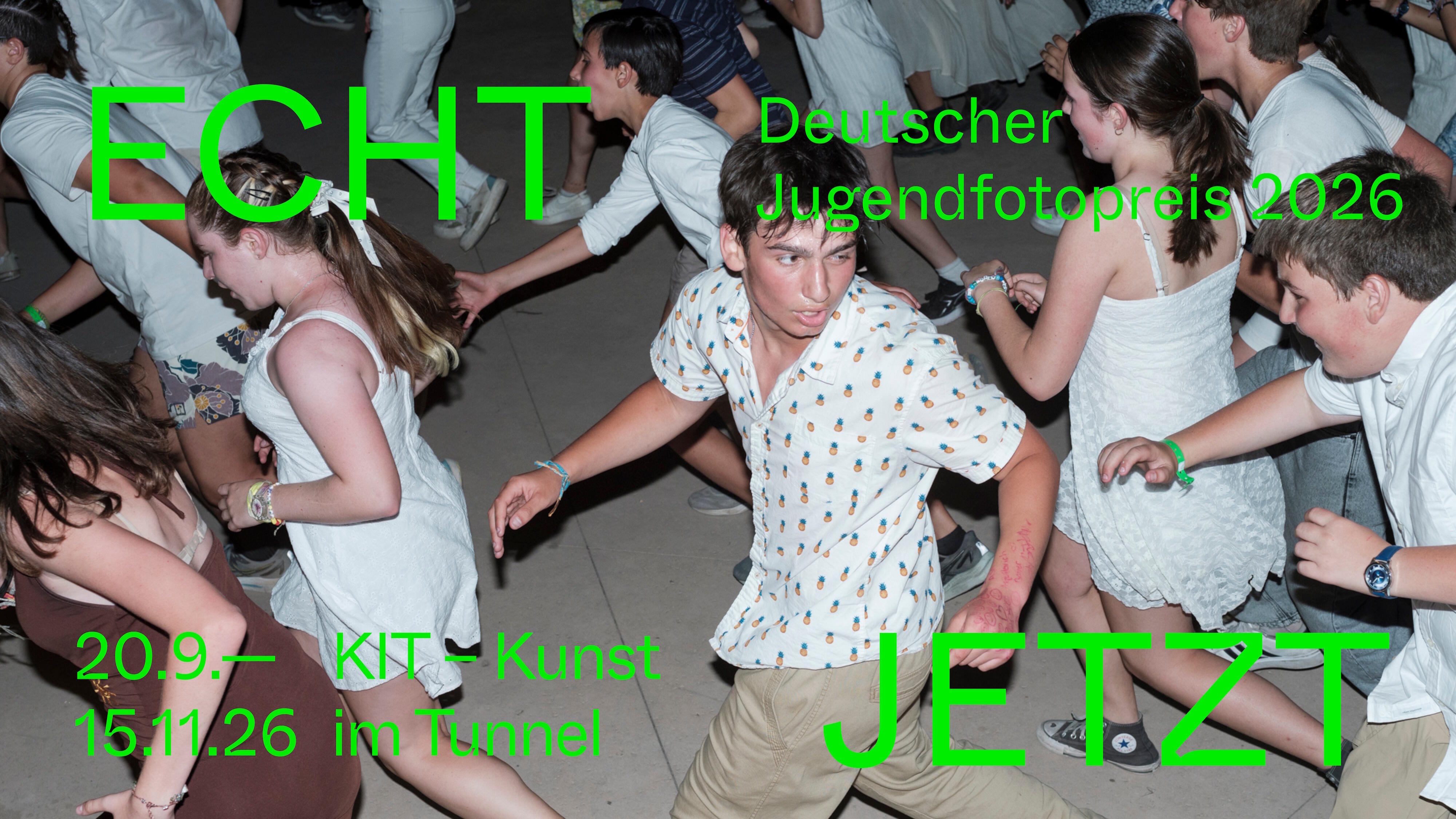 KIT, Kunst im Tunnel, Echt jetzt Deutscher Jugendfotopreis 2026, Düsseldorf