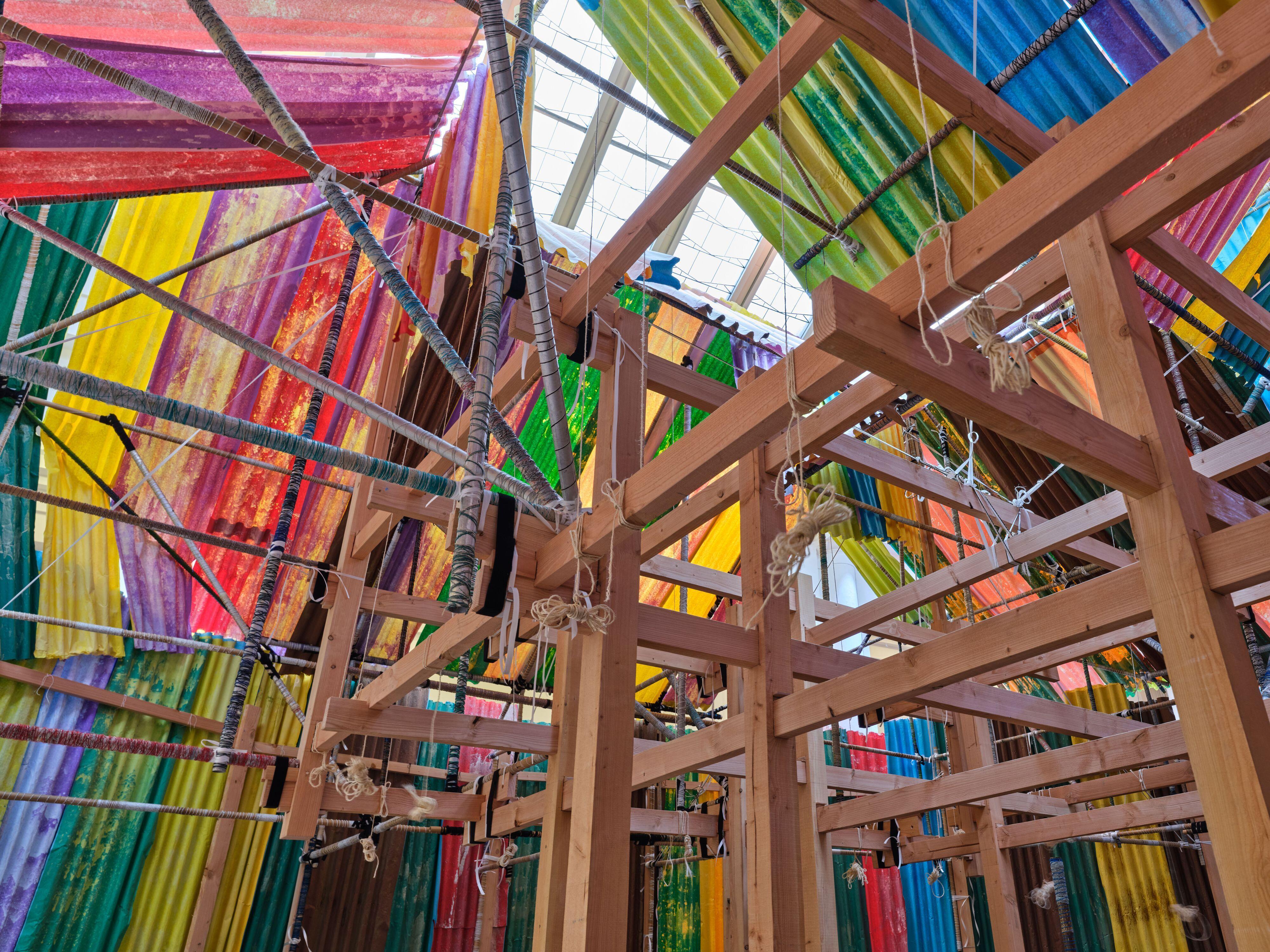 Kunstpreis der Kunststiftung NRW, Nam June Paik Award 2026, Ausstellung, Kunstausstellung, Gelsenkirchen, Kunstmuseum Gelsenkirchen, Michael Beutler, Tapetenwechsel, Ausstellungsansicht "Pump House", Spike Island, Galerie Nagel Draxler