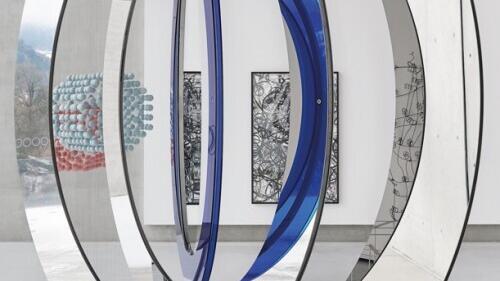 (K)EIN BEGRIFF Skulpturales aus der Sammlung Liaunig, Ausstellung, Kunstausstellung, Österreich, Neuhaus/Suha, Museum Liaunig, Eva Schlegel, floating orbit, Canan Dagdelen, Reflection, Hans Kupelwieser, wired, Oswald Oberhuber, VERFORMUNG, Cajetan Gril