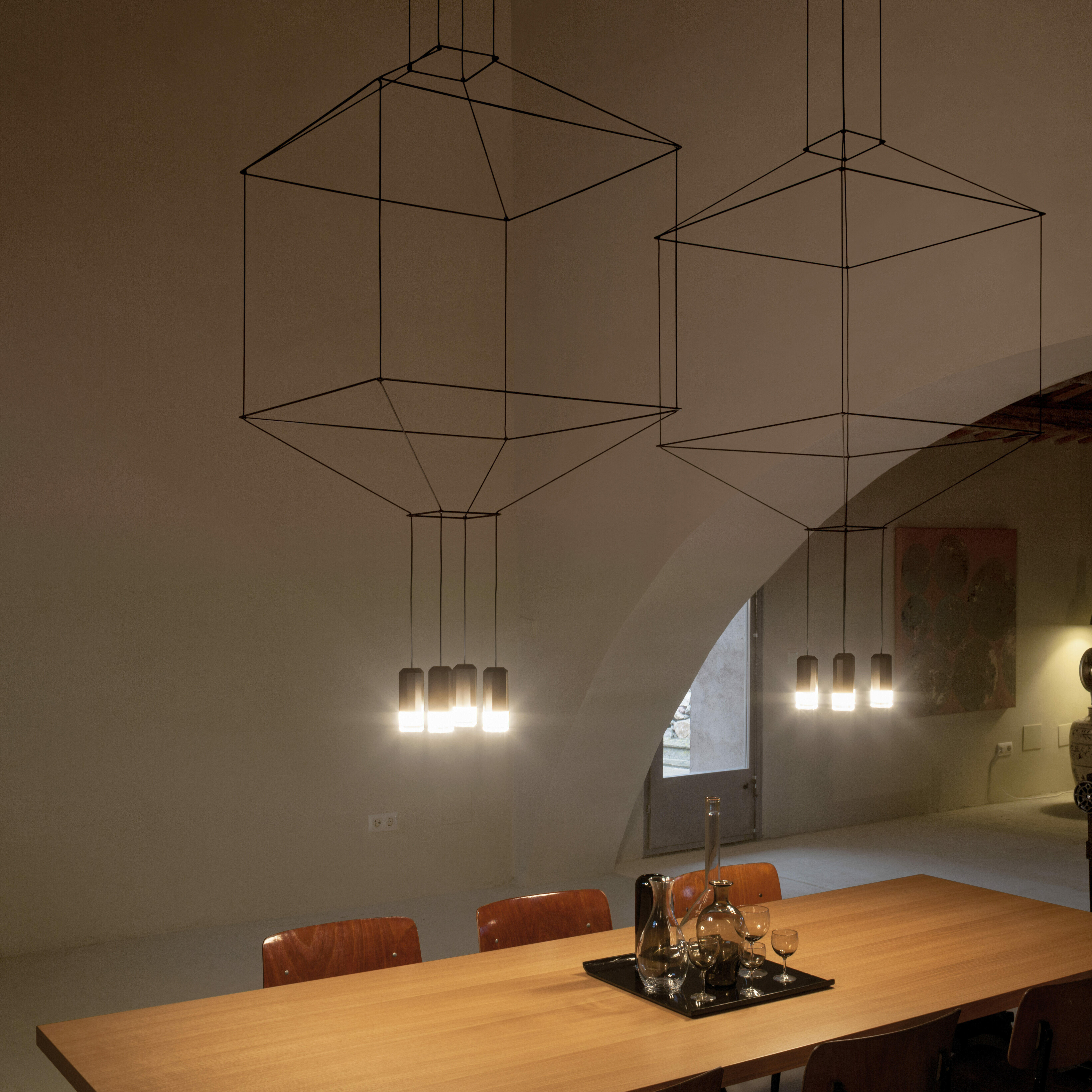 wireflow arik levy haengelampe design inneneinrichtung einrichtungsidee
