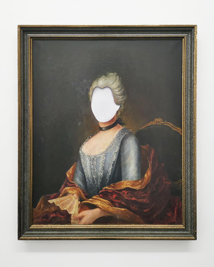 Hans-Peter Feldmann, Ausstellung, Kunstausstellung, Düsseldorf, Kunstpalast, Frau ohne Gesicht, Konrad Fischer Galerie, VG Bild Kunst