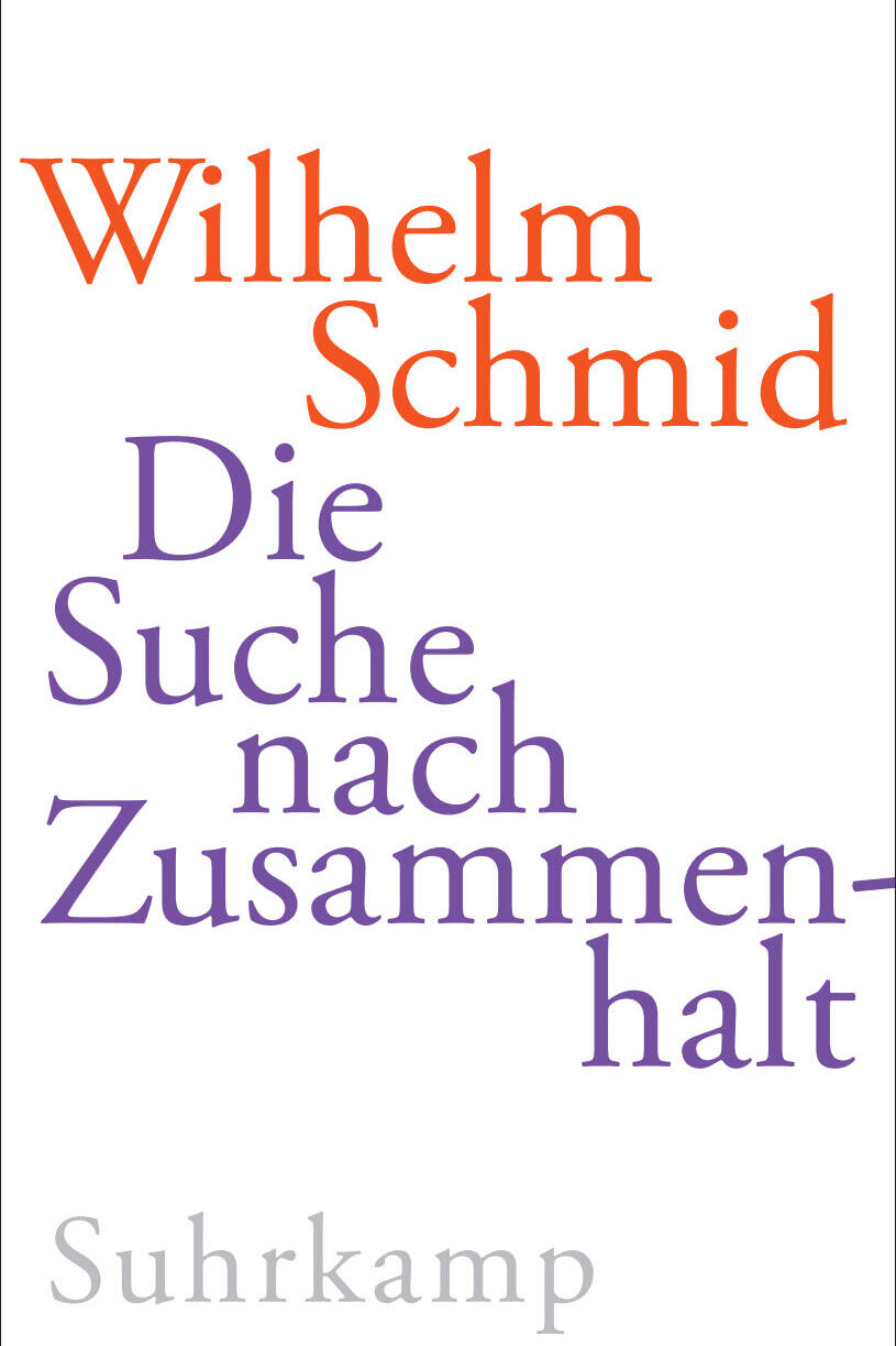 Die Suche nach Zusammenhalt, Wilhelm Schmid, Suhrkamp Verlag, Buch, Literatur, Sachbuch, Gesellschaftsbuch