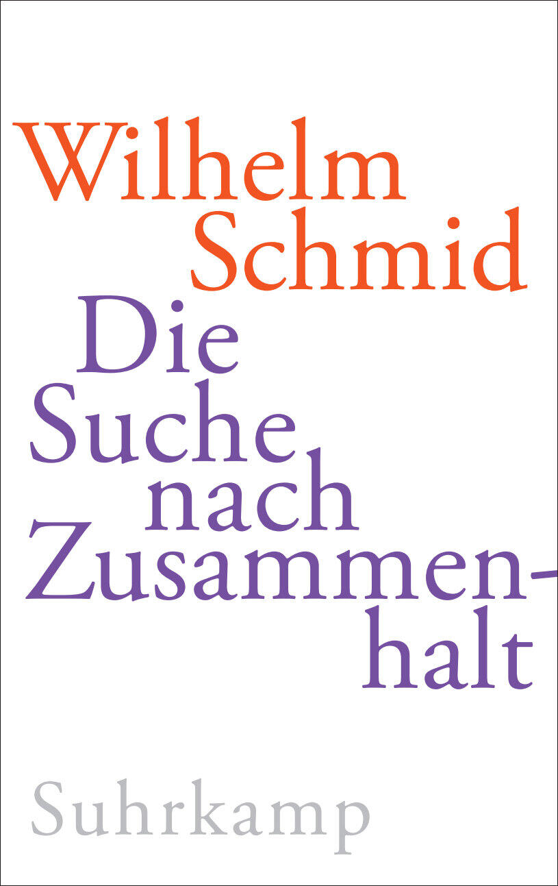 Die Suche nach Zusammenhalt, Wilhelm Schmid, Suhrkamp Verlag, Buch, Literatur, Sachbuch, Gesellschaftsbuch