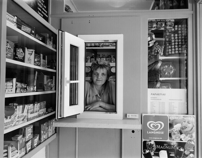 Brigitte Kraemer, Wie man lebt, wo man lebt, Ausstellung, Kunstausstellung, Essen, Ruhr Museum, Bude in der Nähe der Zeche Pluto, Herne­-Röhlinghausen