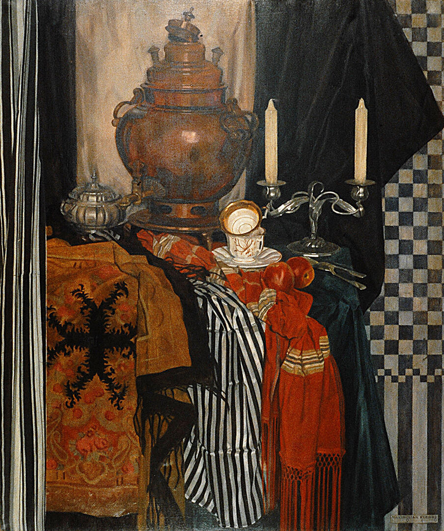 Schön & streng: Die Macht des Ornaments, Ausstellung, Kunstausstellung, Wuppertal, Von der Heydt Museum, Maximilian Klewer, Tassenstillleben, Nachlass Dr. Evelyn Lehmann