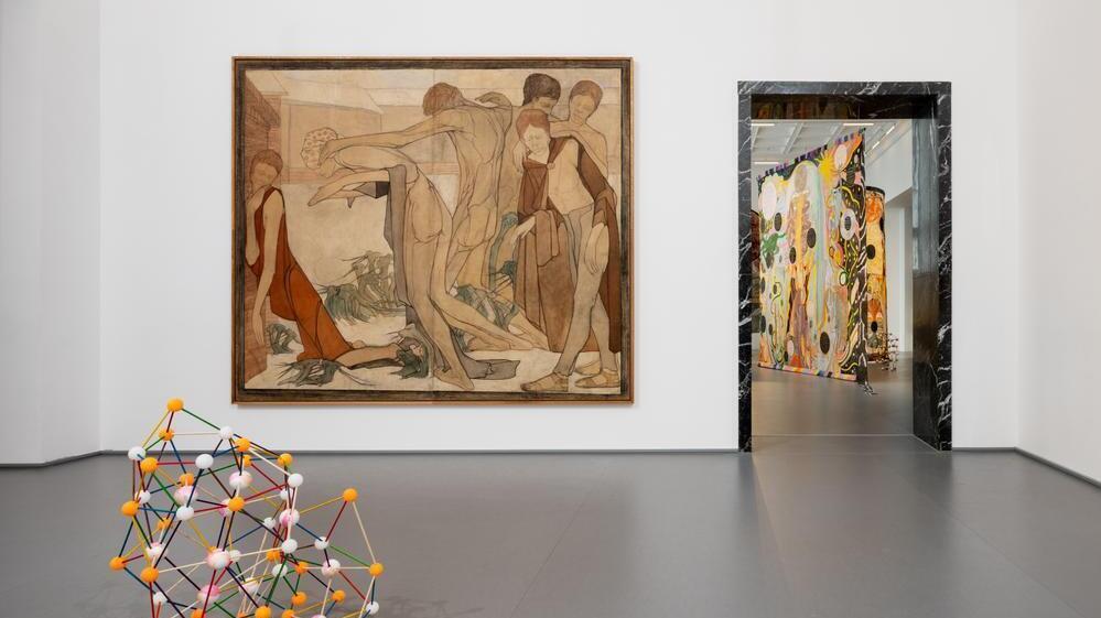 Schöne Anarchie, Johan Thorn Prikker und seine Zeit, Ausstellung, Kunstausstellung, Krefeld, Kaiser Wilhelm Museum, Kunstmuseen Krefeld, Dirk Rose, Installationsansicht